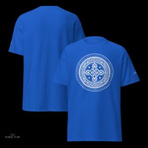 T-shirt viking le Cercle d’Éternité bleu cadeaux homme et femme