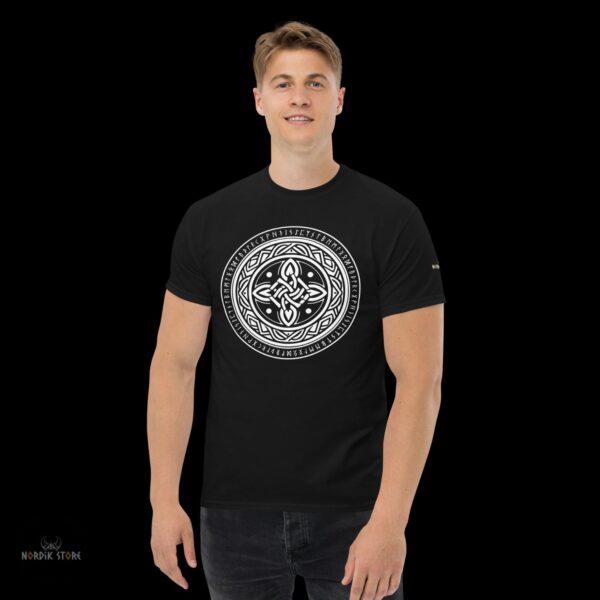 T-shirt viking le Cercle d’Éternité noir cadeau homme et ados