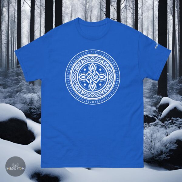 T-shirt viking le Cercle d’Éternité bleu