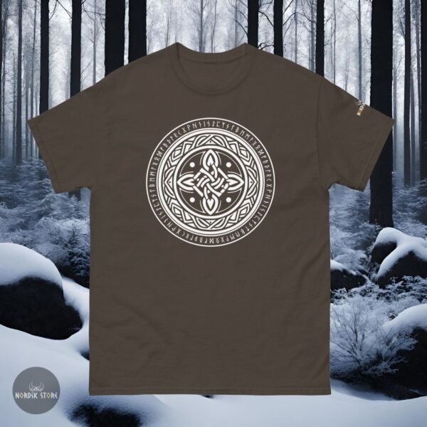 T-shirt viking le Cercle d’Éternité marron