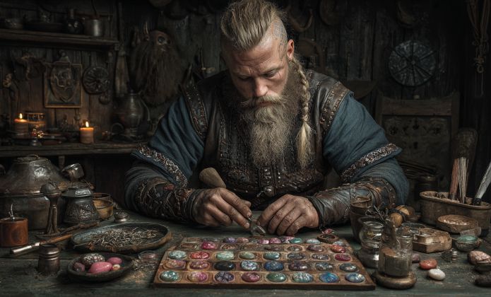 Pierres précieuses chez les Vikings