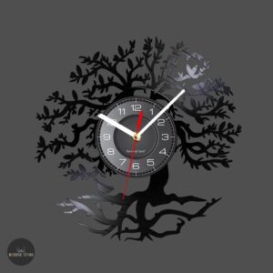horloge Arbre de Vie Sacré Yggdrasil, cadeau décoration maison homme et femme
