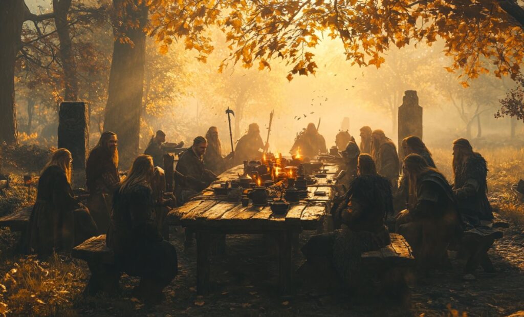 Rituel viking d'automne le Haustblót