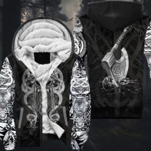 Veste viking la hache du destin, cadeau homme