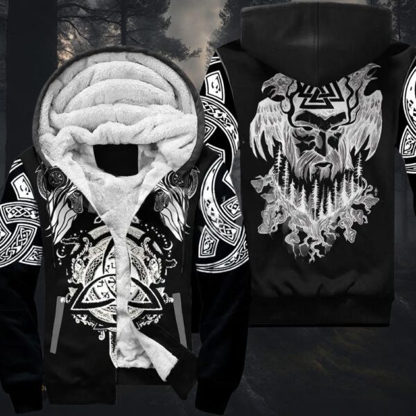 Veste viking la sagesse du nord, cadeau homme