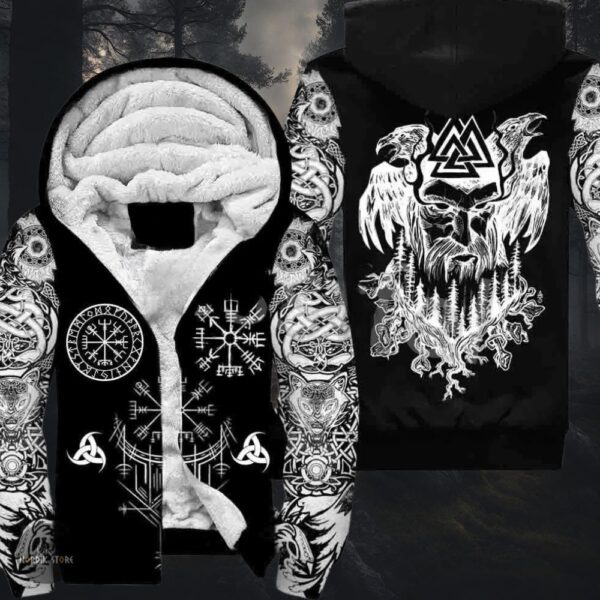 Veste viking le Vegvisir sacré, cadeau homme