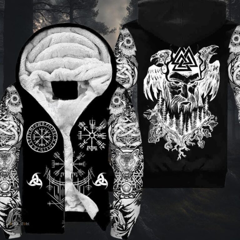 Veste viking le Vegvisir sacré, cadeau homme