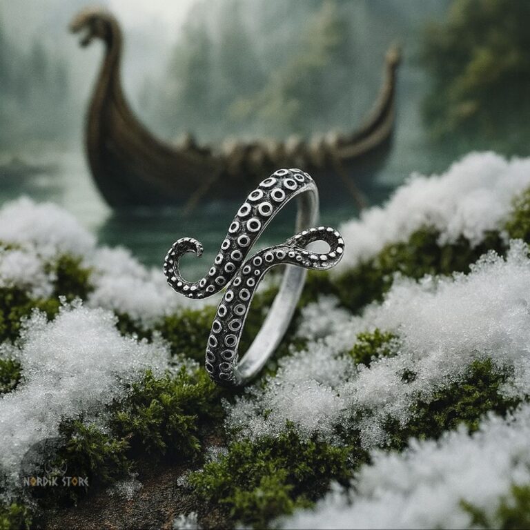 anneau viking le Kraken, cadeau