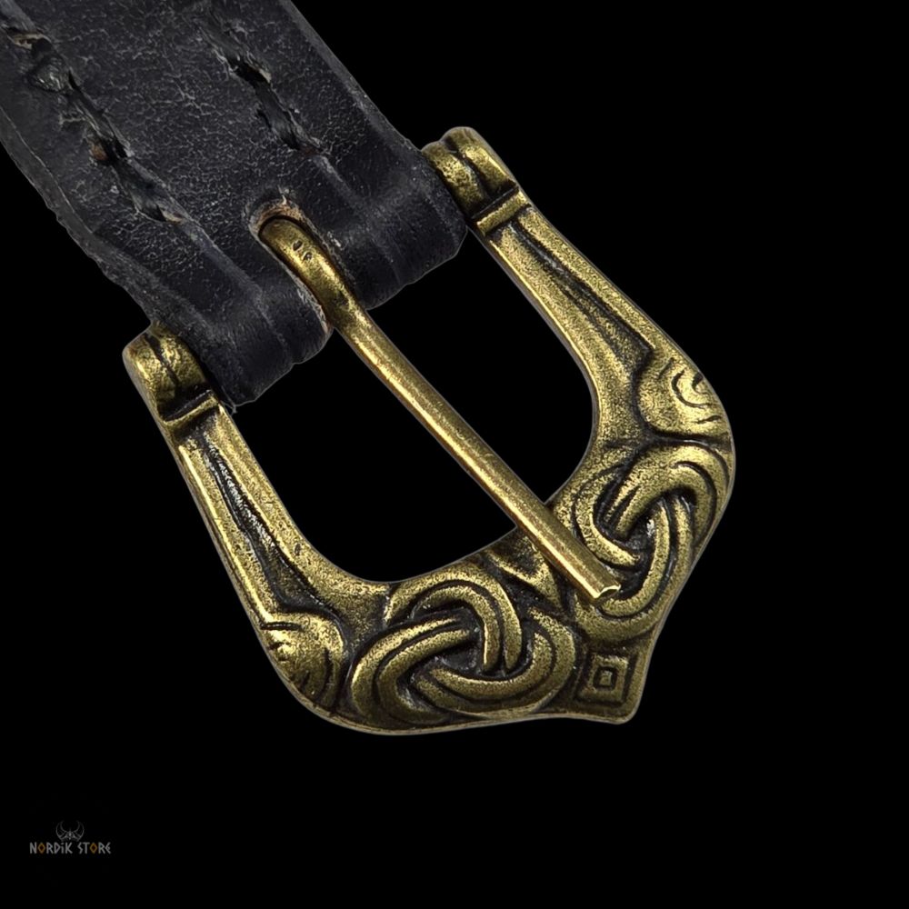 Boucle de ceinture viking Floki zinc bronze, cadeau homme