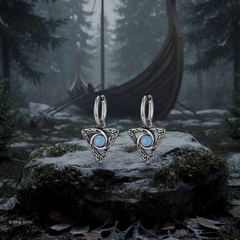 boucles d'oreilles Nœud de l'éternité, cadeau