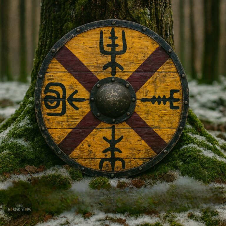 bouclier viking Soleil d’Odin, cadeau