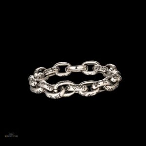 Bracelet Viking Alliance d’Odin - Argent, 23 cm