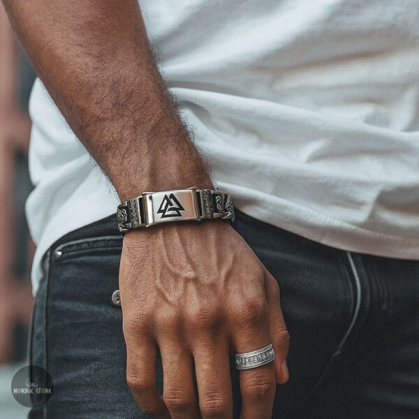 bracelet viking Héritage du Valhalla, cadeau homme
