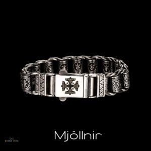 bracelet viking Héritage du Valhalla Mjöllnir, cadeau