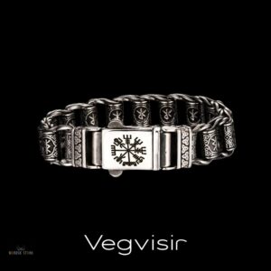 bracelet viking Héritage du Valhalla Vegvisir, cadeau