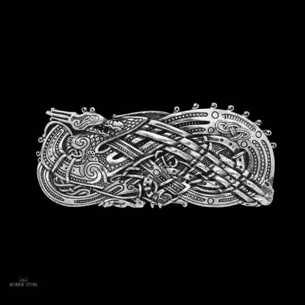 Broche à cheveux fibule viking Drakkar d’Odin, cadeau