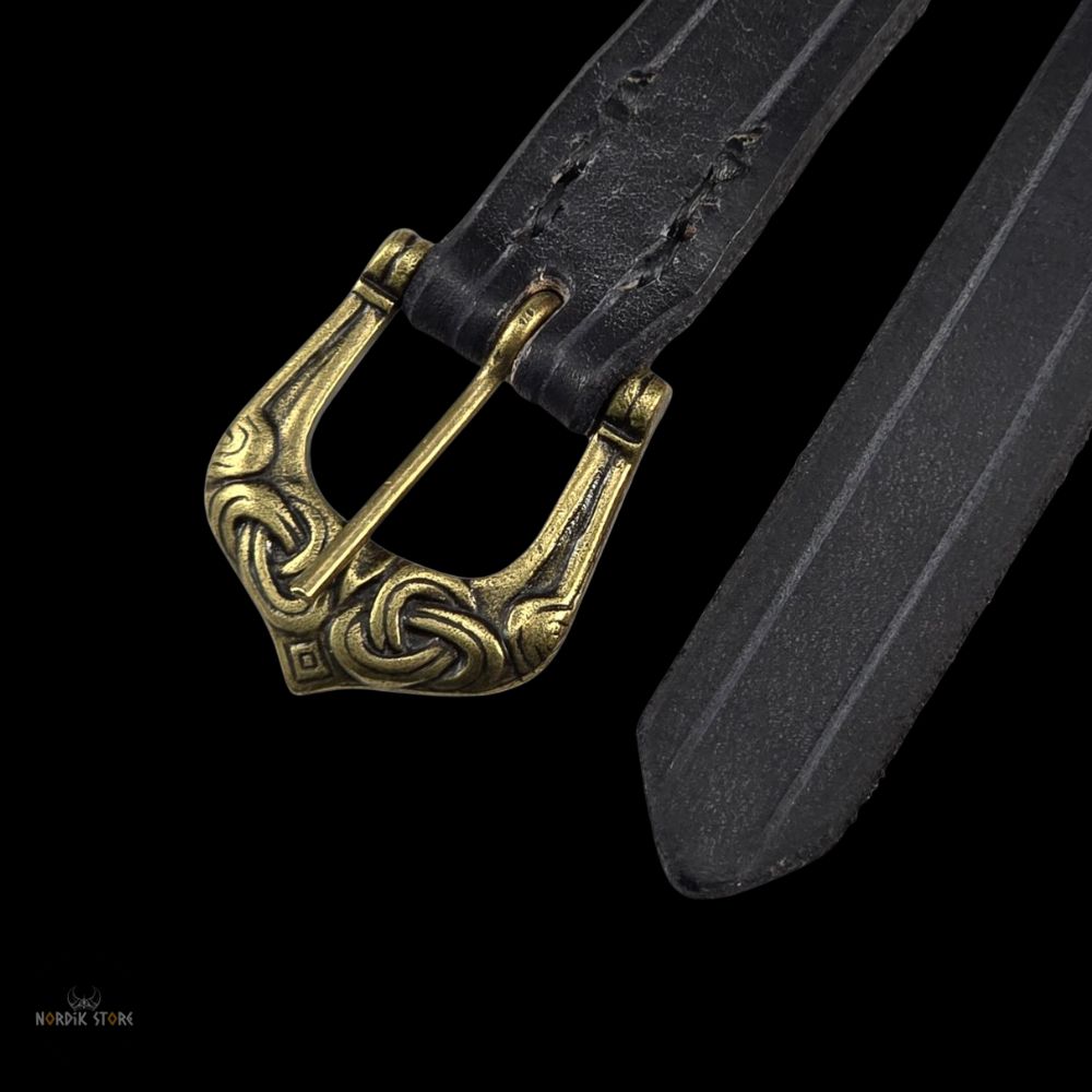 ceinture viking Floki au style borre en bronze, cadeau homme