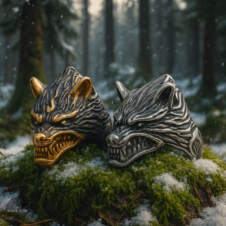 chevalières vikings Fenrir Fléau des Dieux, cadeaux