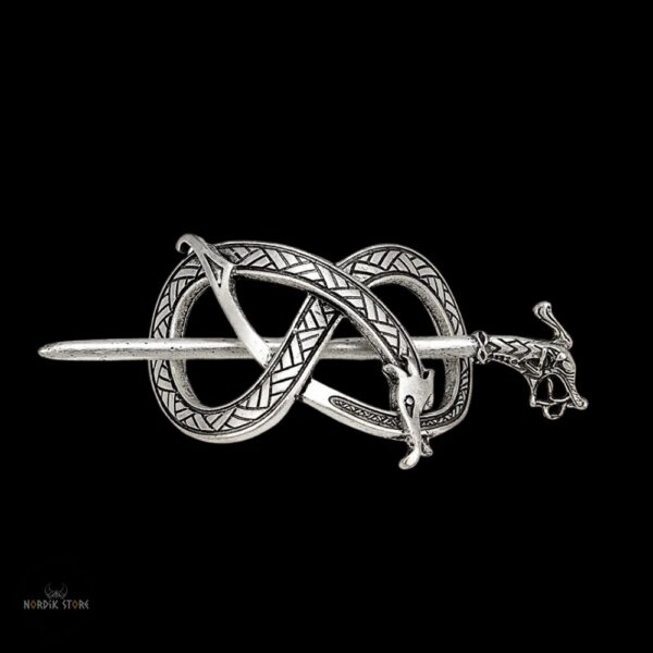 fibule viking Étreinte du Serpent, cadeau femme et ados