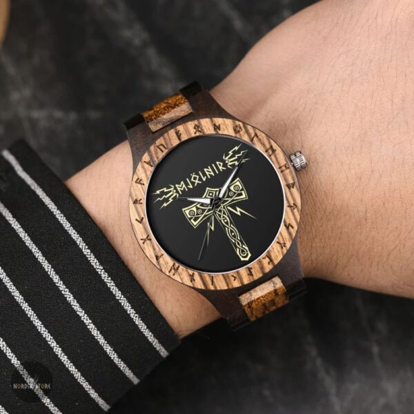 montre viking Mjölnir Foudre du Nord, cadeau homme