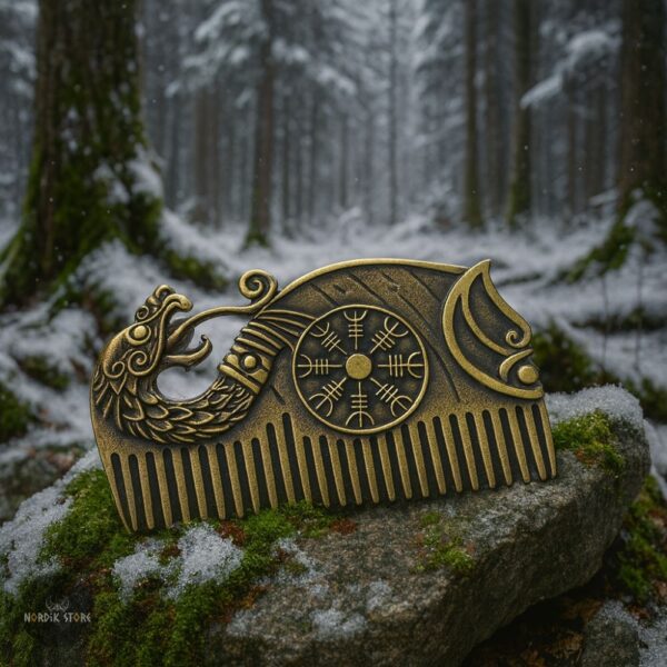 peigne viking Drakkar Sacré, cadeau