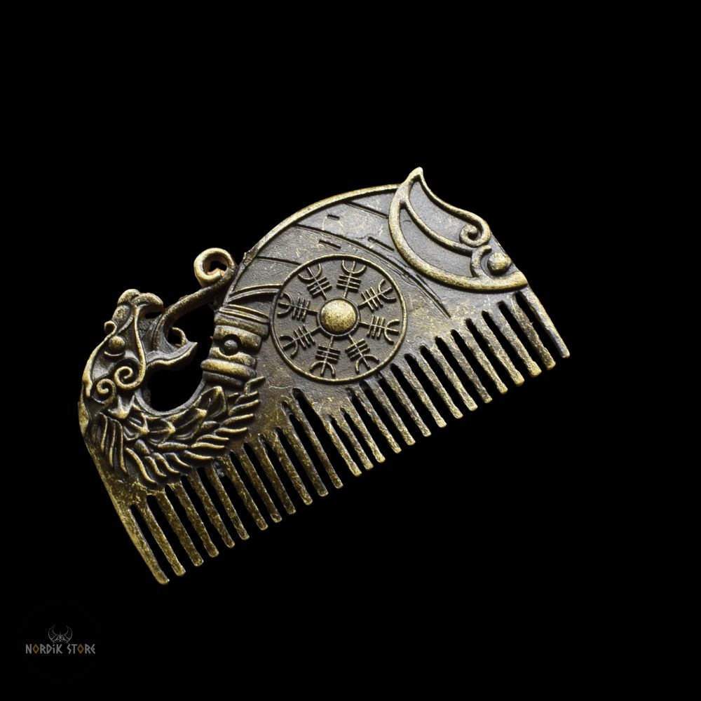 peigne viking Drakkar Sacré, cadeau homme
