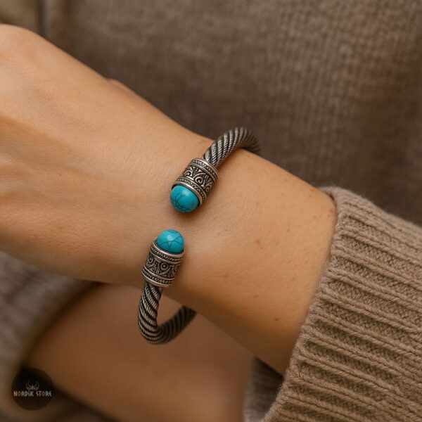 torque Viking Larmes d’Asgard, cadeau femme