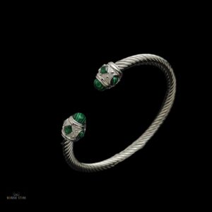 torque viking Larmes de Jörd argent plaqué, cadeau homme et femme