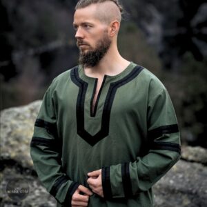 tunique viking Thorvald avec encolure, cadeau homme