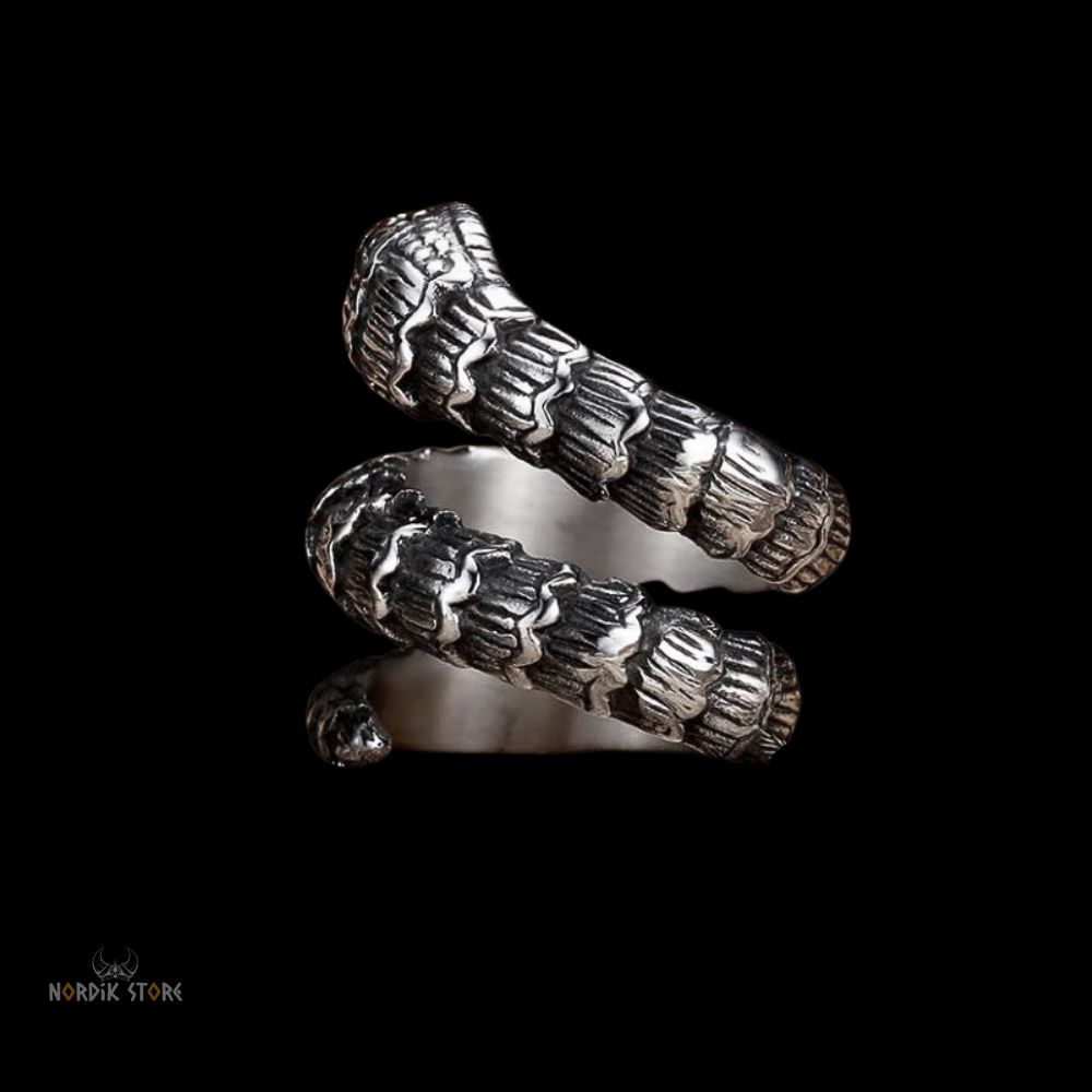 bague viking Jörmungandr, cadeau homme et femme