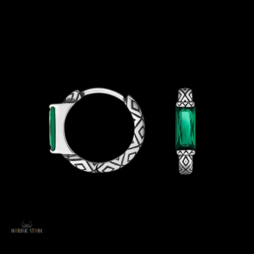 boucles d’oreilles Lignée des Reines Vikings argent, cadeau femme