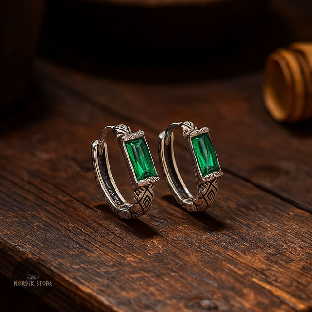 Boucles d’Oreilles Lignée des Reines Vikings – Image 4