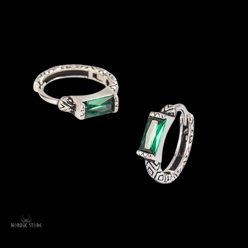 boucles d’oreilles Lignée des Reines Vikings plaqué argent, cadeau femme