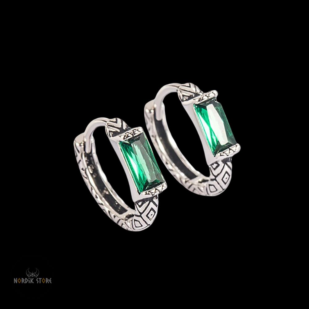 boucles d’oreilles Lignée des Reines Vikings plaqué argent, cadeau