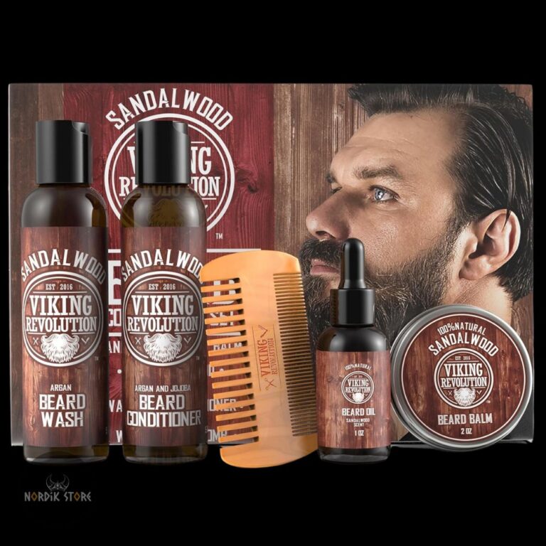 kit viking barbe homme santal , cadeau