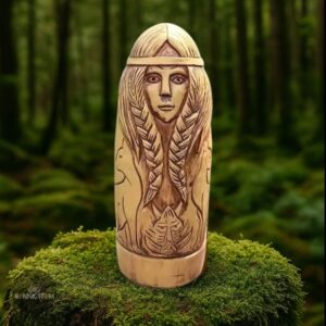 statue viking Freyja et ses Chats, cadeau femme