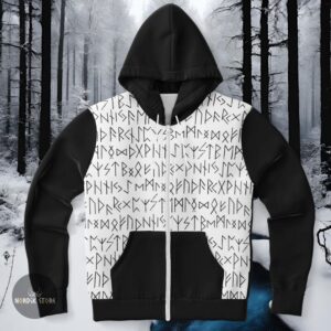 sweat à capuches zippé Spirit Runes, cadeau