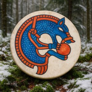 tambour chamanique viking Sköll, cadeau