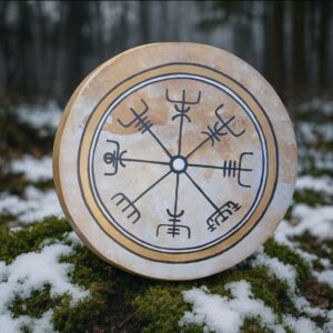 tambour chamanique viking Vegvisir