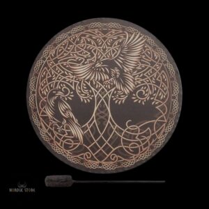 tambour chamanique viking Yggdrasil, cadeau