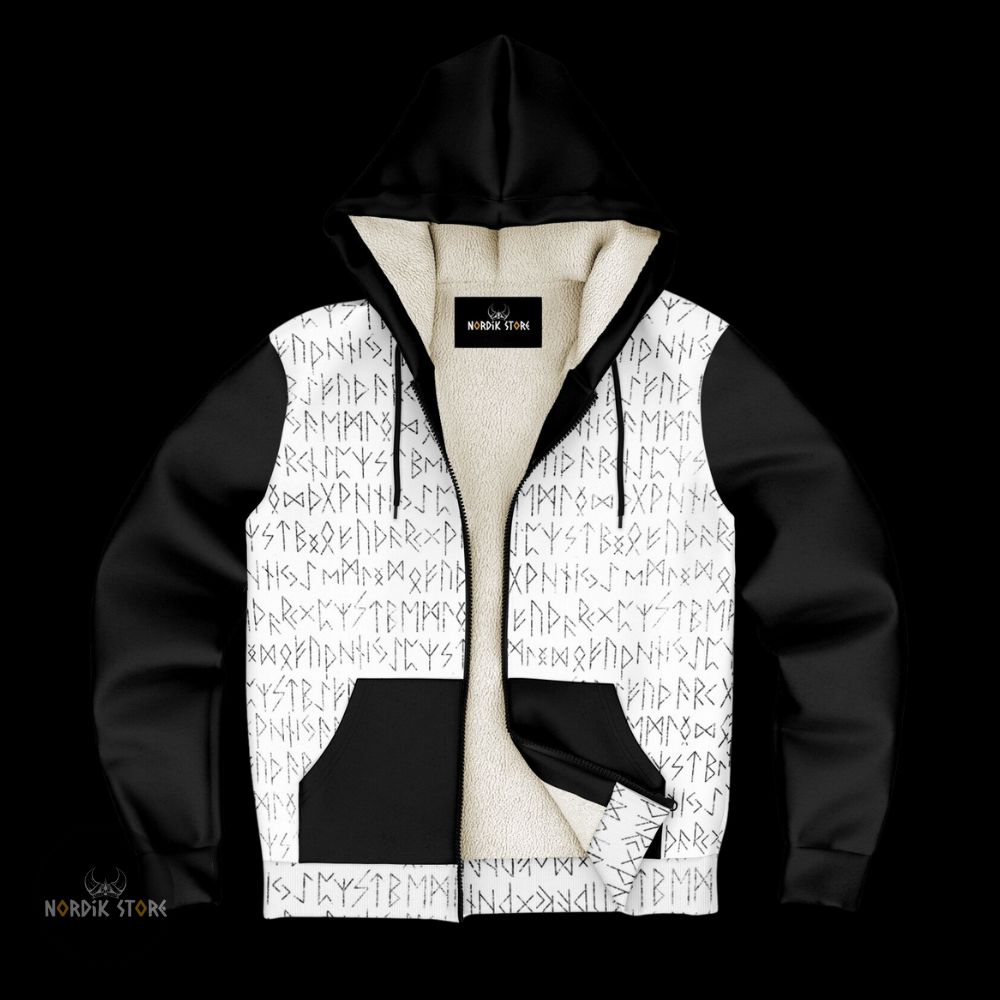 Veste viking Runic Spirit en micropolaire, cadeau