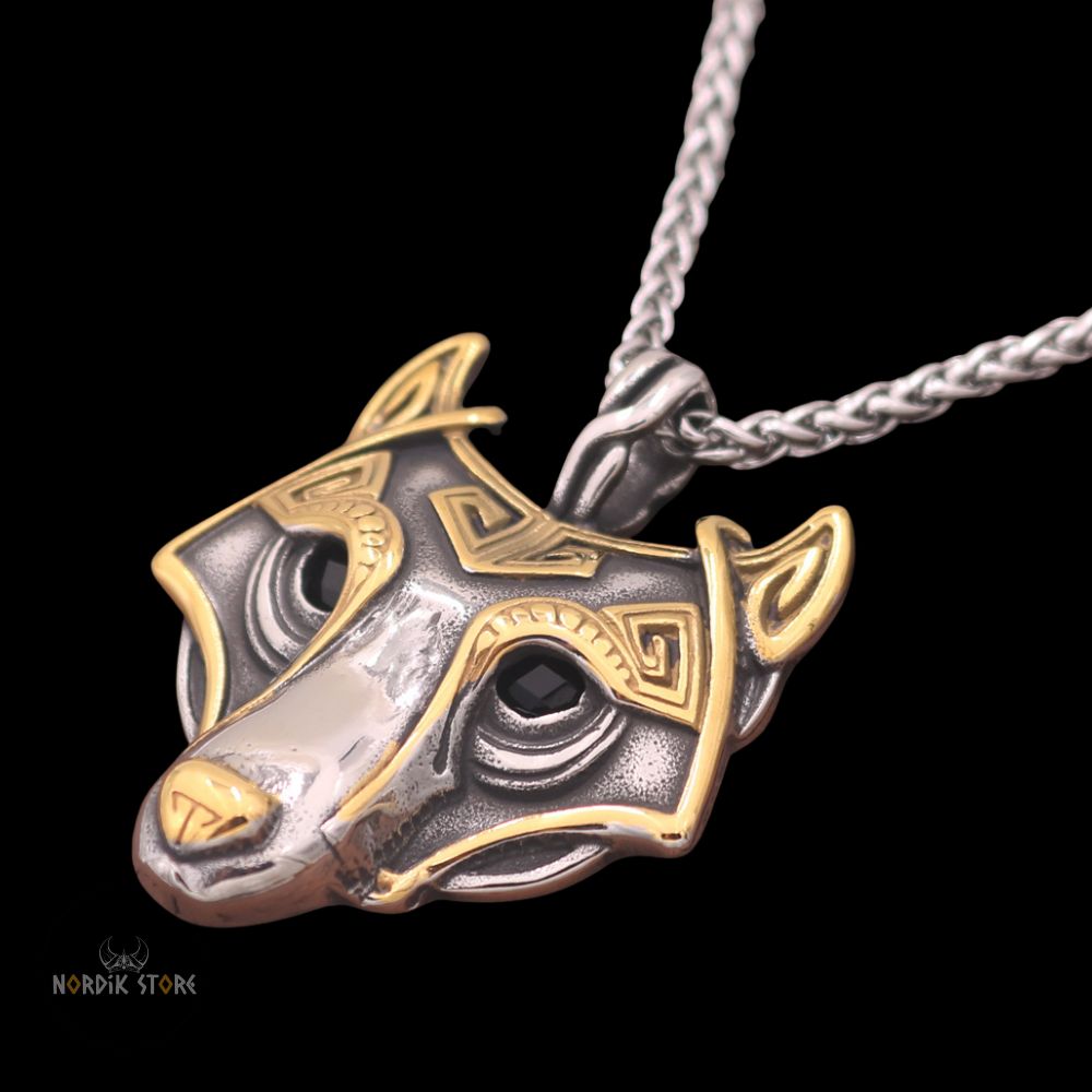 amulette loup royal Âme du Nord, cadeau