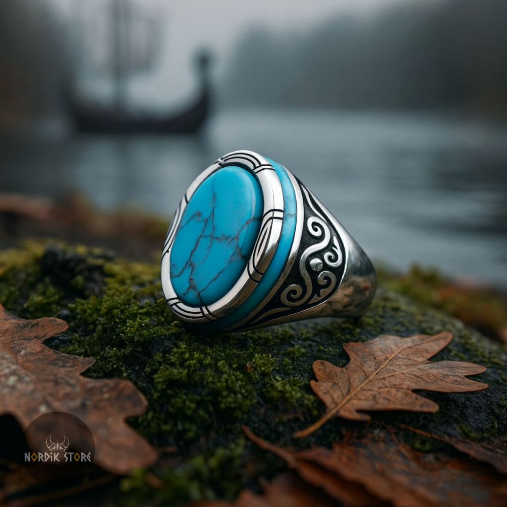 bague viking Harald à la Dent Bleue, cadeau