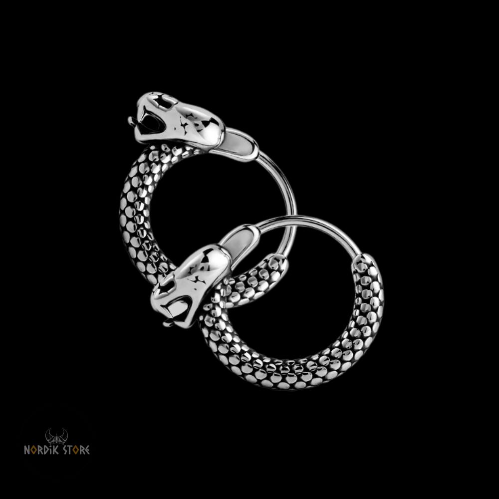 boucles d’oreilles viking crocs de Midgard, cadeau