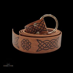 ceinture celtique des Clans marron clair, cadeau