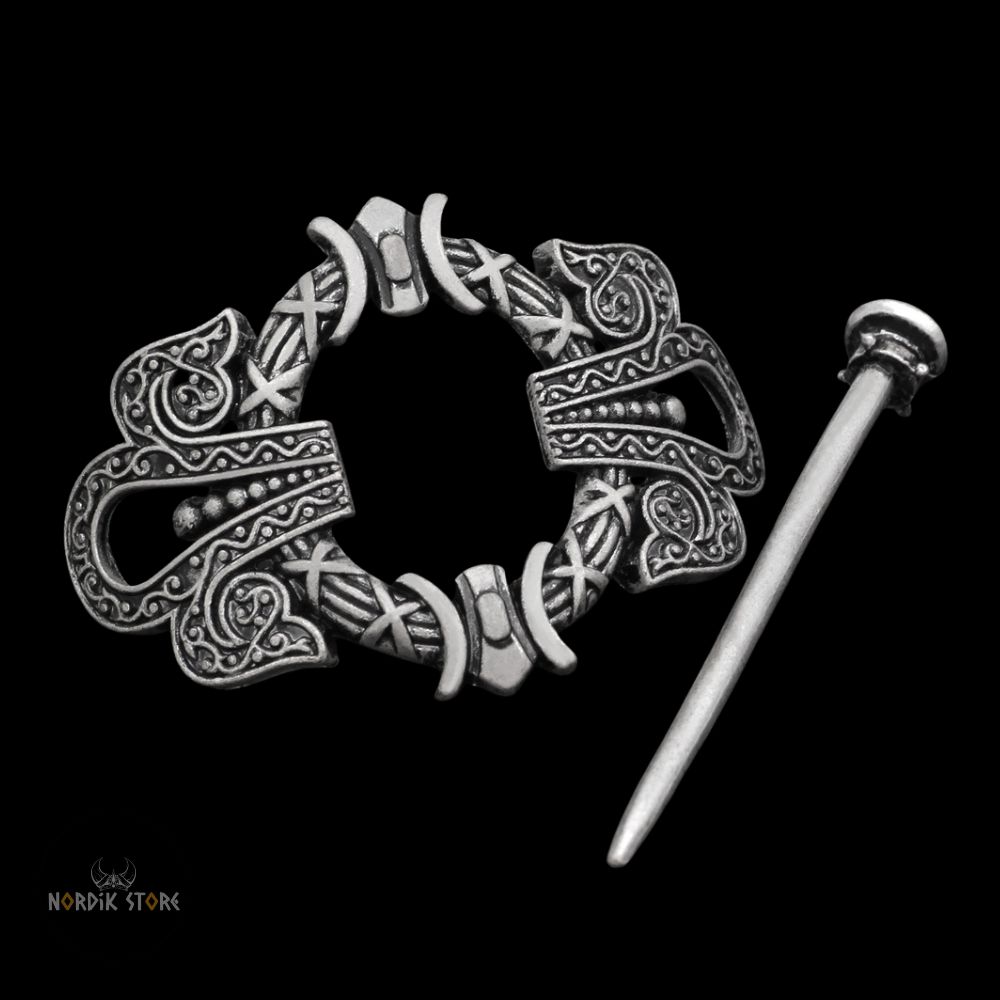 fibule viking bouclier d’Odin, cadeau femme