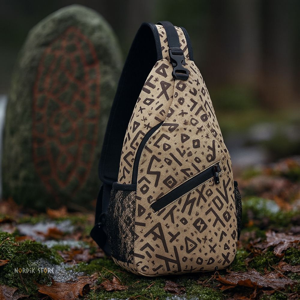 sac viking Poussière de Runes, cadeau homme, femme et ados