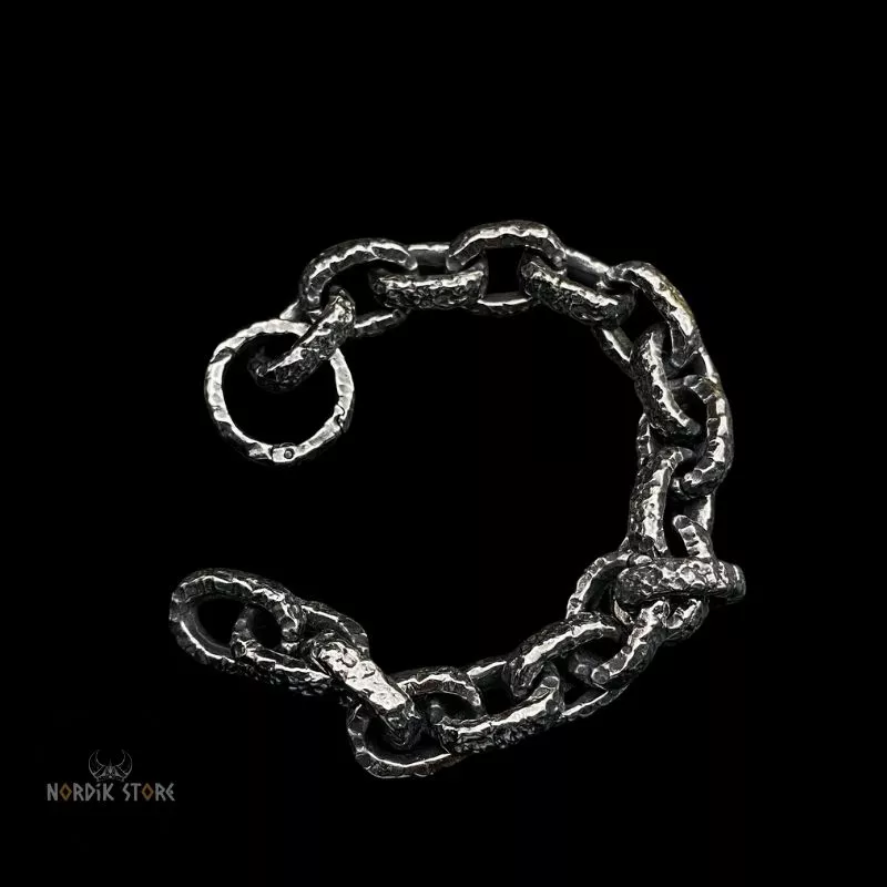 bracelet viking Chaîne de Fenrir en acier, cadeau